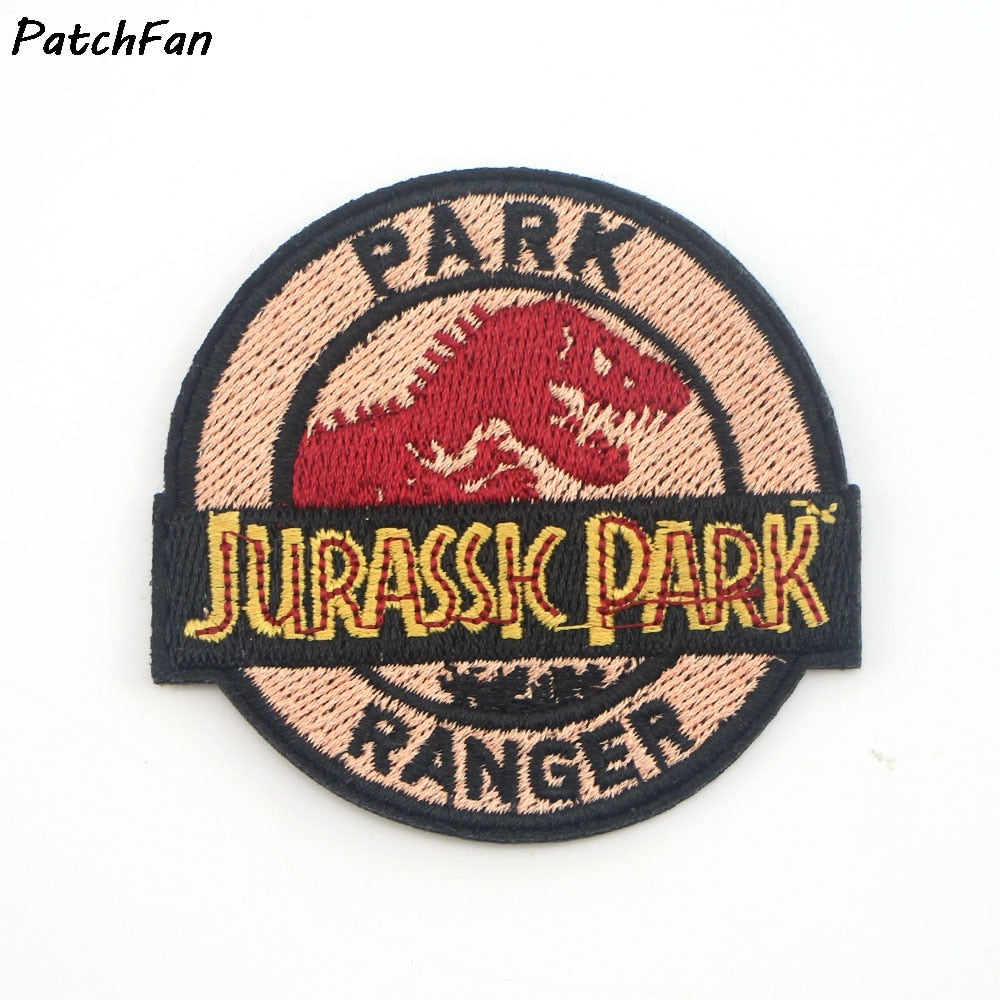 Jurassic Park Ranger Embroidered Iron On Patch