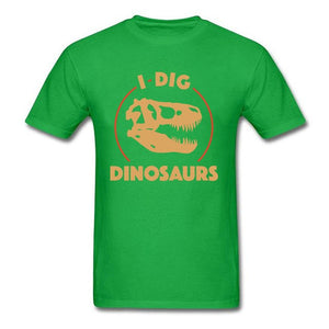I Dig Dinosaurs  100% Cotton T-Shirts Multiple Color Options