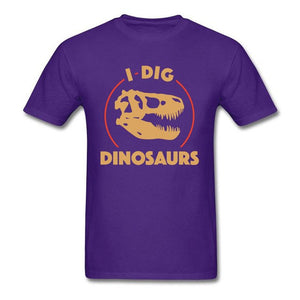 I Dig Dinosaurs  100% Cotton T-Shirts Multiple Color Options