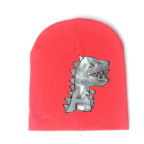 Baby Knitted Warm Cotton T-Rex Beanie Multiple Color Options