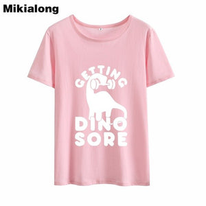 Getting Dino Sore Cotton T-Shirt