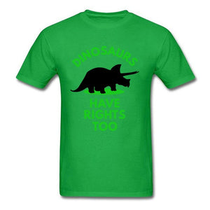 Dinosaurs Have Rights Too S 100% Cotton T-shirt