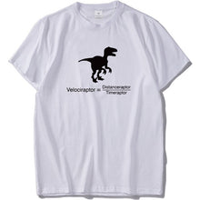 Geeky Velociraptor Cotton T-Shirt