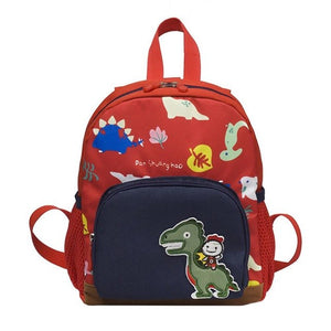 Boy & Dinosaur Small School Backpack