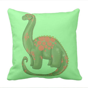 Sauropod Dinosaurs Throw Pillow Case Cover