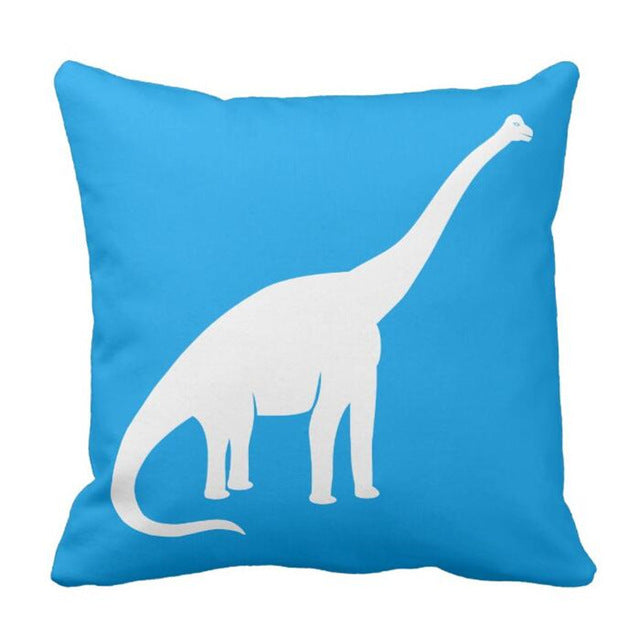 Brachiosaurus Dinosaur Throw Pillow Cover