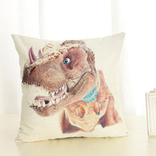 Dinosaur Style Linen Pillow Case Animal Cushion Cover for Sofa Home Decorative Throw Pillow Cover 45x45cm