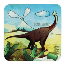Wood Non-slip Heat Resistant Dinosaur World Coasters