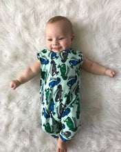 Rawwwwr T-Rex Newborn Sleeveless  Dinosaur Jumpsuit Romper