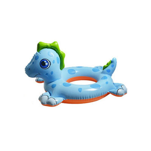 Little Blue Dinosaur Inflatable Kids Swimming Floaty