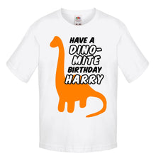 Personalized Brontosaurus Birthday Dinosaur T Shirt