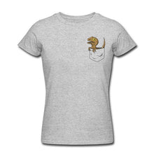 Unisex Pocket Velociraptor Raptor Dinosaur T-shirt Plus Sizes Available Men's Woman's Multiple Color Options Available