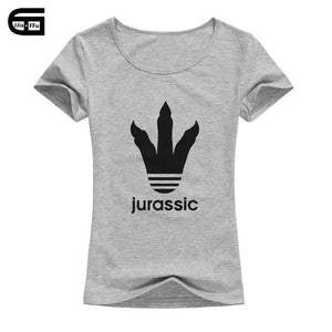 Cotton Jurassic Footprint T-Shirt 7 Color Options