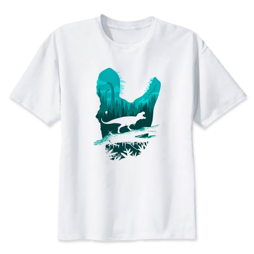 Dinosaur Silhouette T-Rex Inside T-rex T-shirt