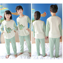 Children's Dinosaur Flannel Pajama Set
