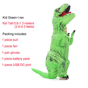 Kids Inflatable Halloween Costume Dinosaur Multiple Color And Style Options