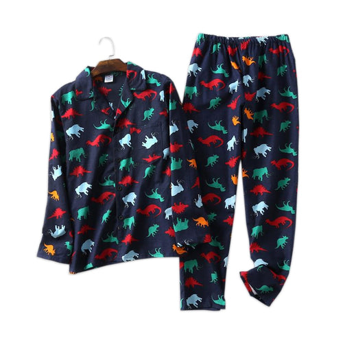 100% cotton Dinosaur Pajamas Sets
