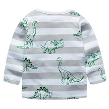 Roar! Striped Dinosaur Friends Long Sleeve T-Shirt
