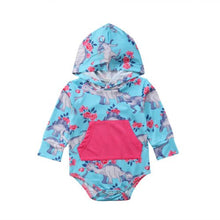 Baby Long Sleeve Hooded Cotton Romper