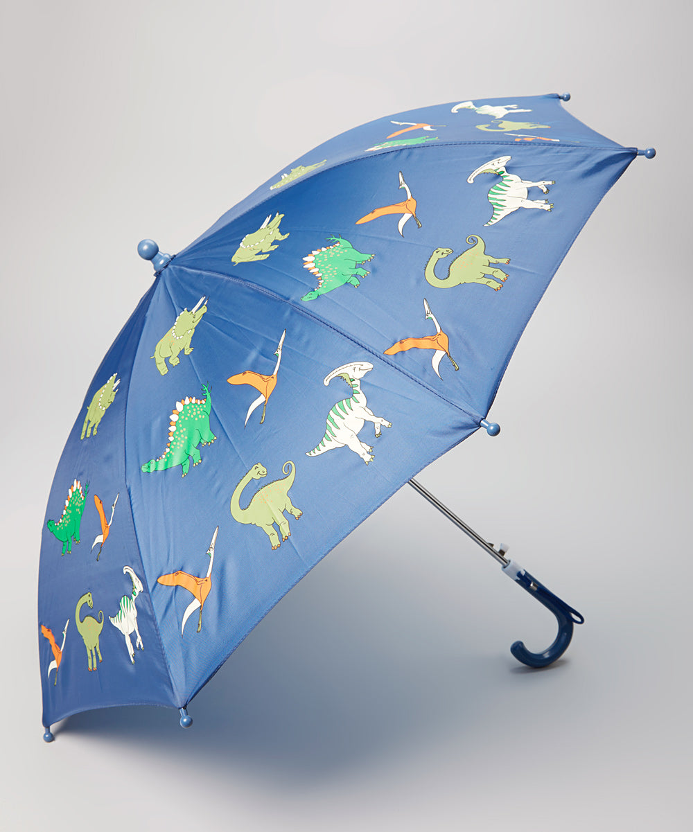 Blue Dinosaur Kids Umbrella