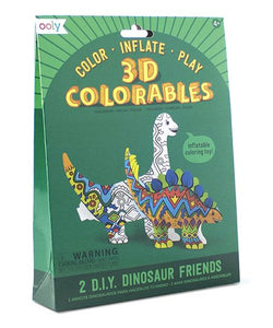 Dinosaur Friends 3-D Colorables Kit
