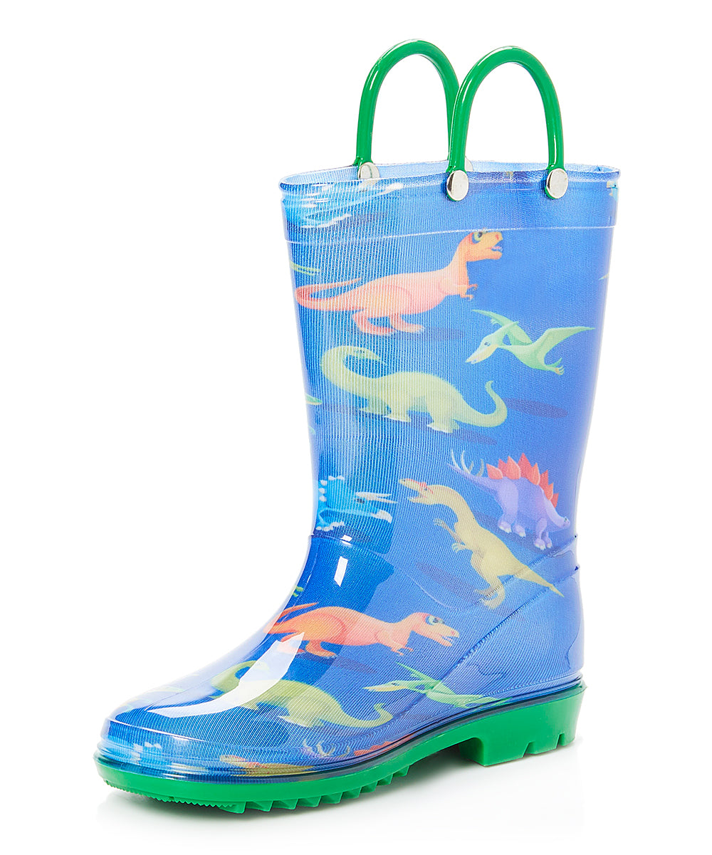 Blue Dinosaurs Rain Boot